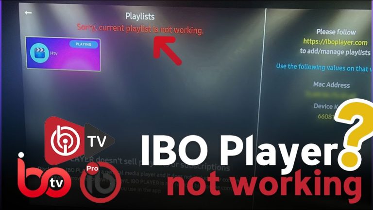 IBO player and IBO pro- Troubleshooting for Common Issues